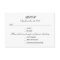 3 Entree Choices RSVP Wedding Response Reply