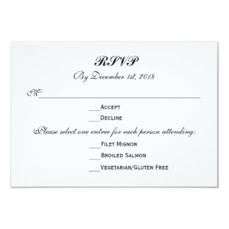 Wedding Rsvp Cards Black White And Gold Foil Pressed Wedding Invitation Suite With Matching Rsvp Enclosure Cards