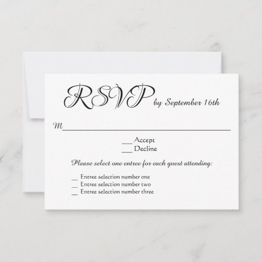Rsvp Wedding Invitation Response 9