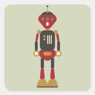 3-Eyed Robot Sticker