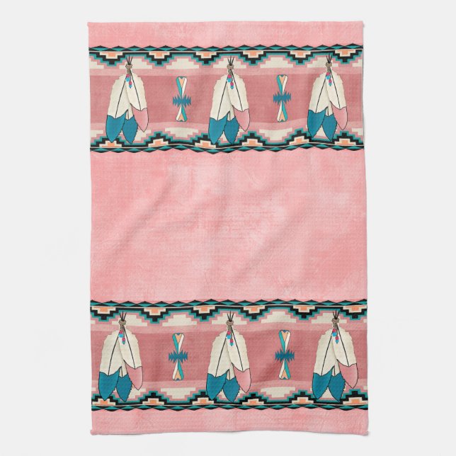 3 Feathers Towel (Vertical)