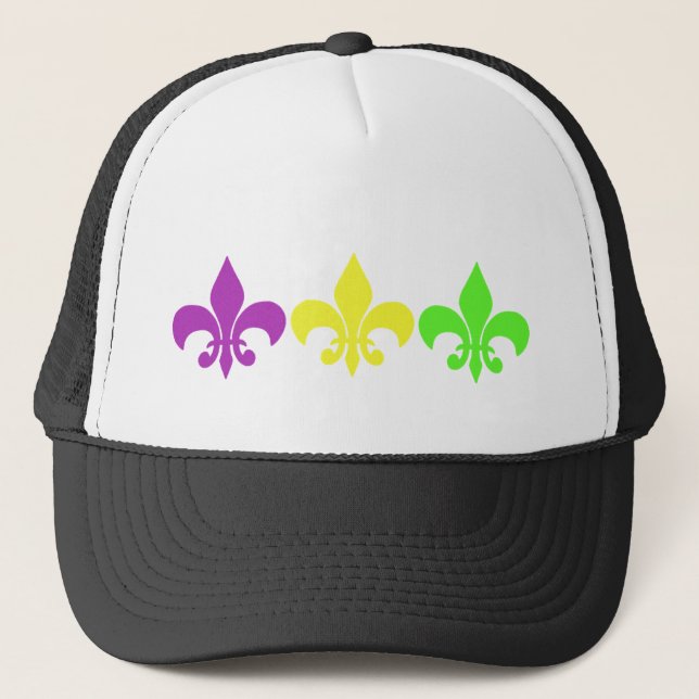 3 Fleur de Lis Trucker Hat (Front)