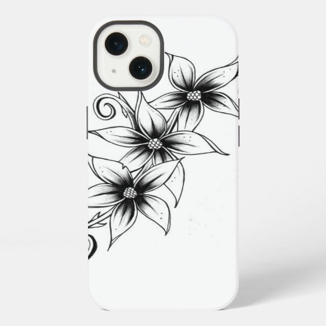 3 Flowers Iphone Case (Back)