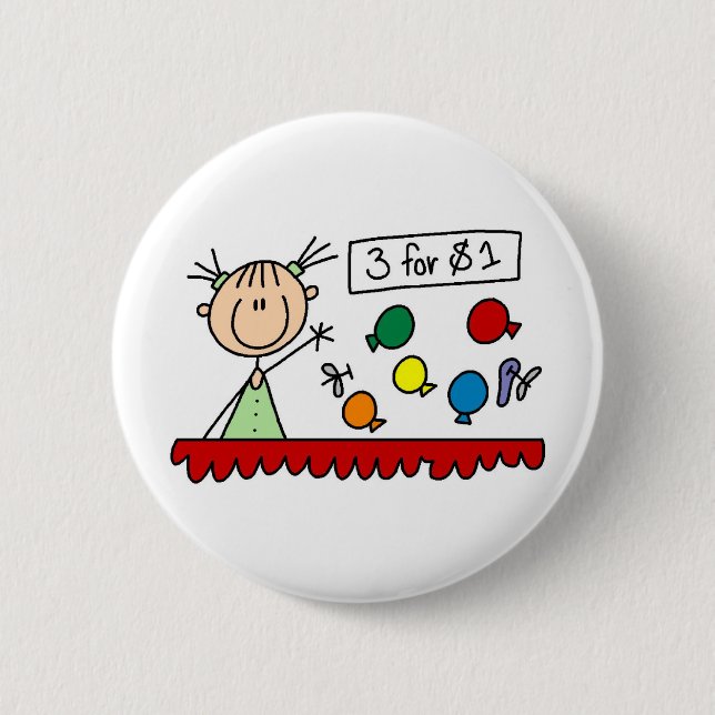 3 For $1 Fair Stick Figure Button (Front)