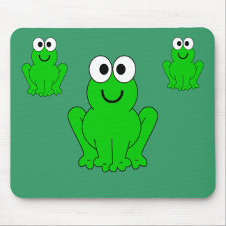 3-frogs mouse pad