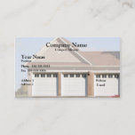 3 Garage Doors On House Business Card at Zazzle