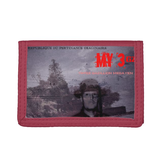 3 gazillion MegaYen Trifold Wallet (Front)