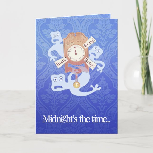 3 Ghosts (Halloween poem) card (Front)