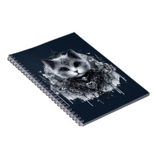 #3 Gothic Cat Notebook