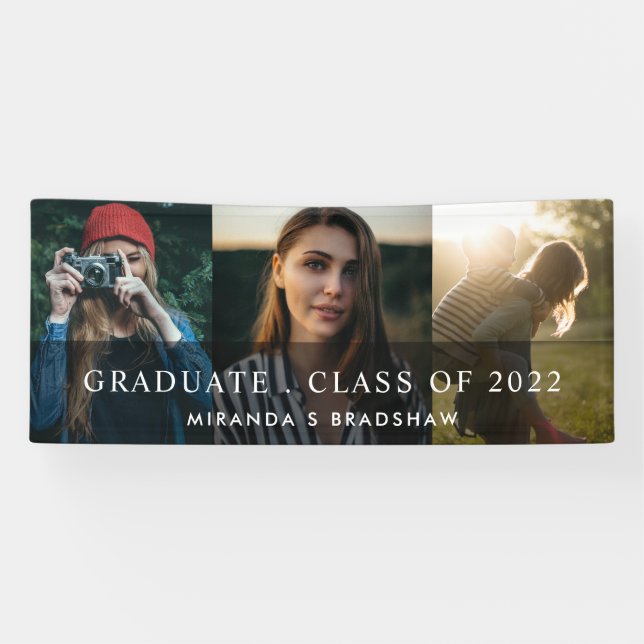 3 Graduate Photo Banner (Horizontal)