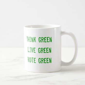3 Greens Mug by Some_Person at Zazzle