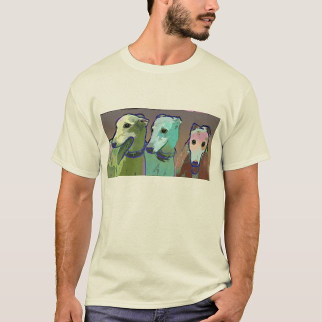 3 greyhounds -- T SHIRT (Front)