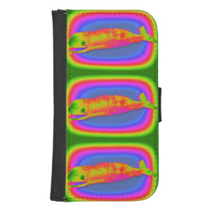 3 groovy whales wallet case
