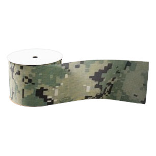 3" Grosgrain Ribbon Navy Type III Three Digital