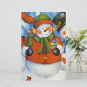 3 Happy Snowmen (Standing Front)
