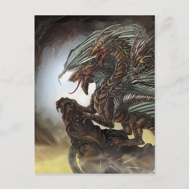 3-Headed Dragon Postcard (Front)