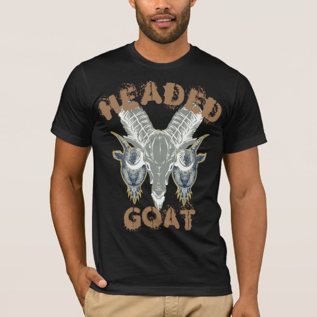3 Headed Goat T-Shirt (Front)