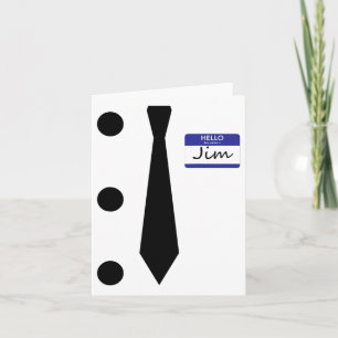 3 Hole Punch Jim Costume Easy Halloween T Shirt Card
