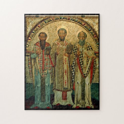 3 Holy Hierarch l Orthodox Icon l Catholic Saints  Jigsaw Puzzle