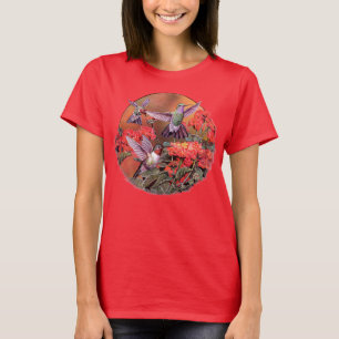 3 Hummingbirds Bird Tee T-shirt