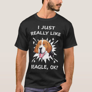 3 I Just Really Like Beagle T-Shirt