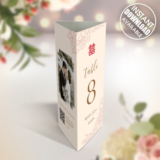 3 in 1 Table Number, Menu & Photo Card (Download) Poster (Creator Uploaded)