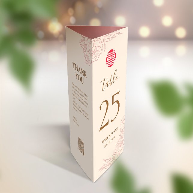 3 in 1 Table number, Menu & thank you card (Creator Uploaded)