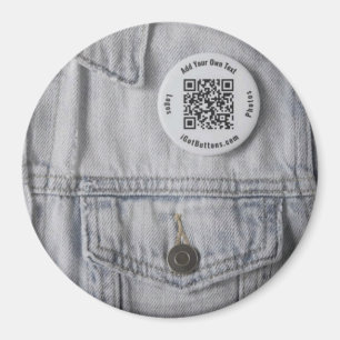 3 Inch Custom Button Magnet