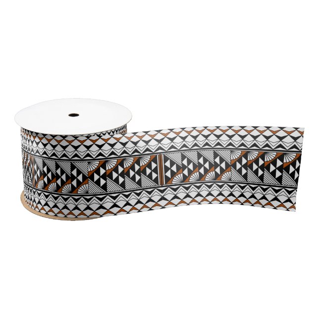 3 Inch Southwest Rain and Sun in Rust Satin Ribbon (Spool)