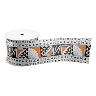 3 Inch Southwest Sunrise in Orange Satin Ribbon