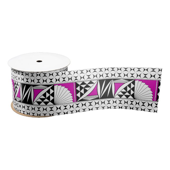 3 Inch Southwest Sunrise in Pink Satin Ribbon (Spool)