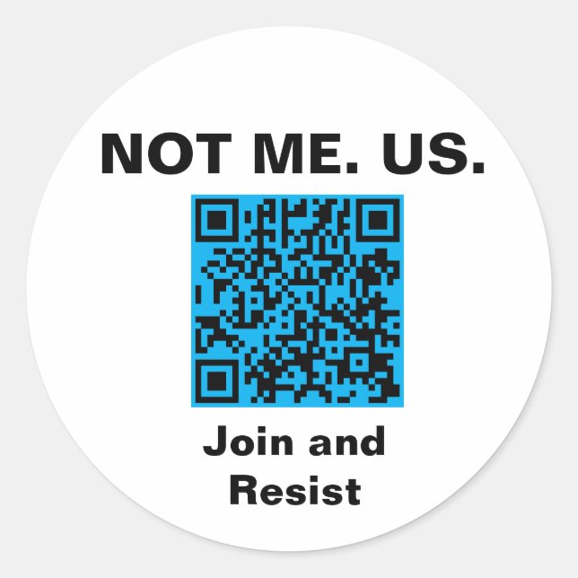 3 inch square stickers.  Sheet of 6.   Classic Round Sticker (Front)