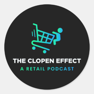 3 inch The Clopen Effect Classic Round Sticker