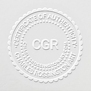 3 Initial Certificate of Authenticity #7A Name URL Embosser