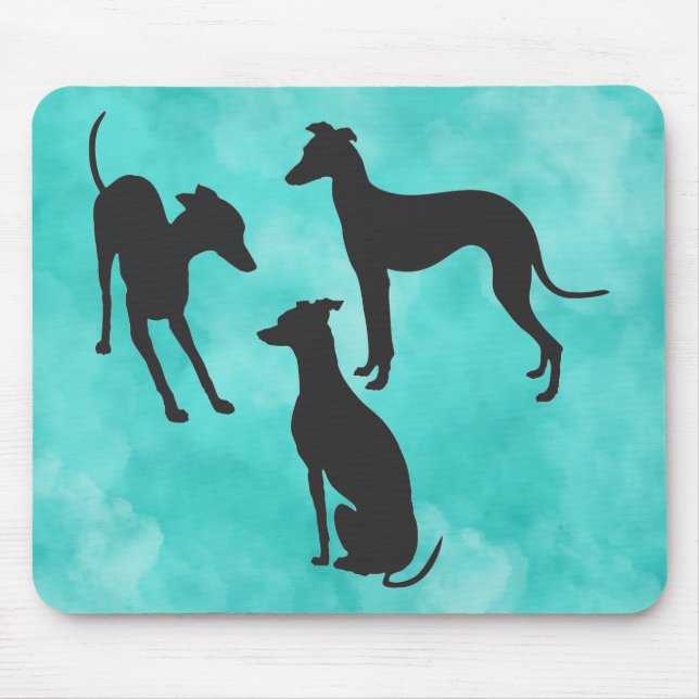 3 Italian Greyhounds Mouse Pad (Front)