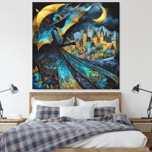 #3  It's My Life  Canvas Print (Insitu(Bedroom))