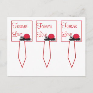 3 Japanese Rising Sun Wedding Cup Cake Picks Postcard