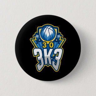 3 K 3 Point Basketball Record 3000 Three Pointers  Button