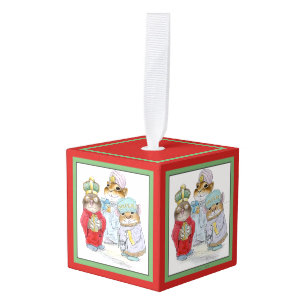 3 King Animals Ornament