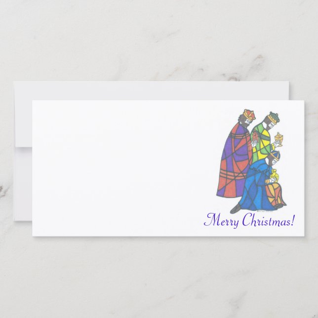 3 kings, Merry Christmas! Holiday Card (Front)