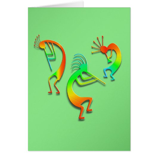 3 Kokopelli #110 Cards (Front)