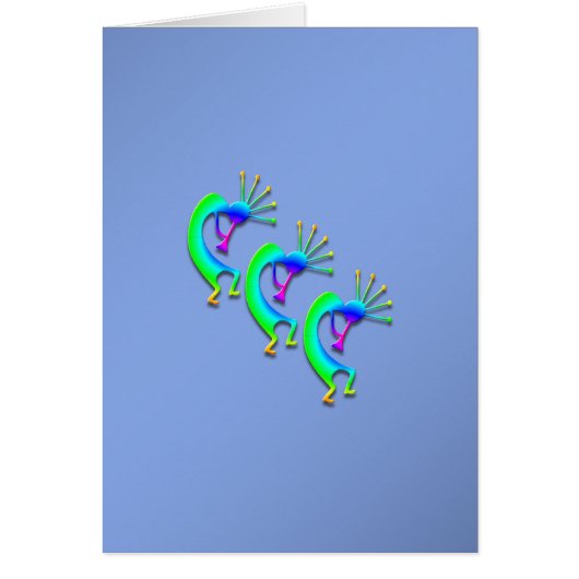 3 Kokopelli #86 Cards (Front)
