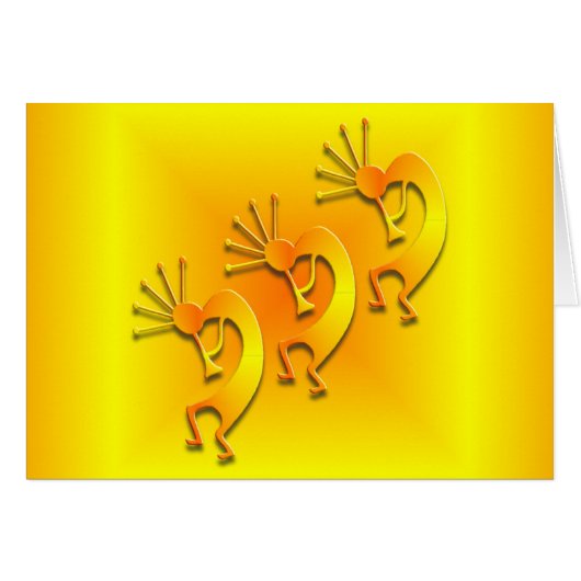 3 Kokopelli #89 Cards (Front Horizontal)