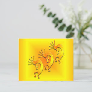 3 Kokopelli #89 Postcard