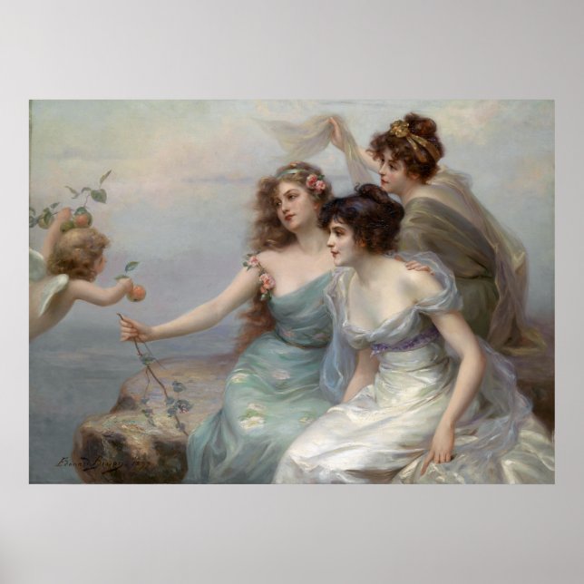 3 Ladies and Angel Poster (Front)