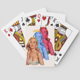 3 Lady Playing Cards. Poker Cards