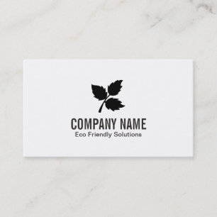 3 Leaf   Eco Friendly 2 Business Card