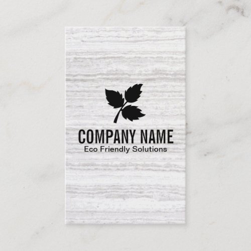 3 Leaf  Eco Friendly 2  Texture Business Card