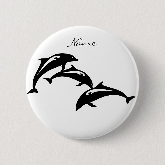 3 Leaping Porpoises Thunder_Cove Button (Front)