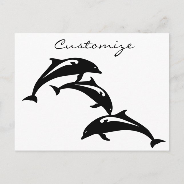 3 Leaping Porpoises Thunder_Cove Postcard (Front)